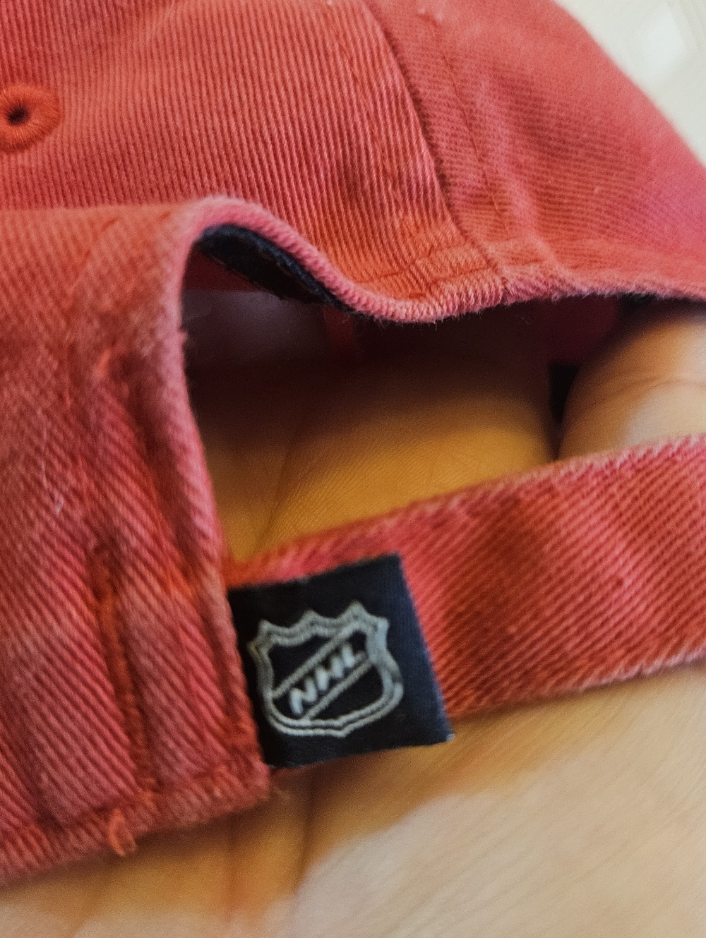 Fanatics NHL New York Rangers Hat Baseball Cap Red Adjustable - Picture 3 of 8